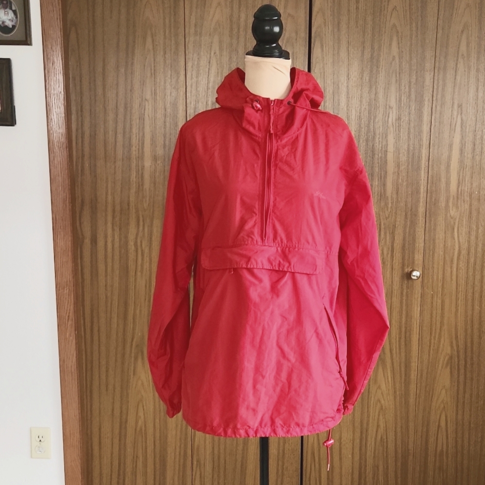 LL Bean mens pullover 1/2 zip windbreaker